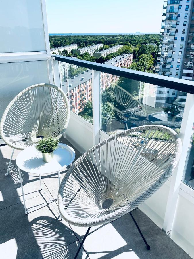 Apartament Z Widokiem Na Morze Danzig Exterior foto
